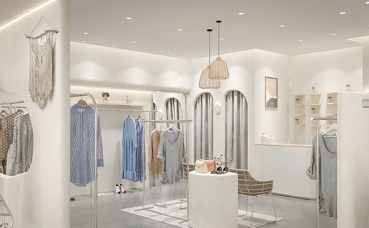 合肥服裝店裝修技巧：高顏值的女裝店面設(shè)計(jì)案例